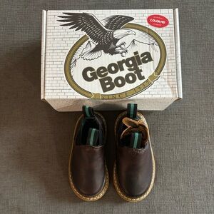 NWT Kids Georgia Boot Little Georgia Giant Romeo Boots Brown Toddler Size 9